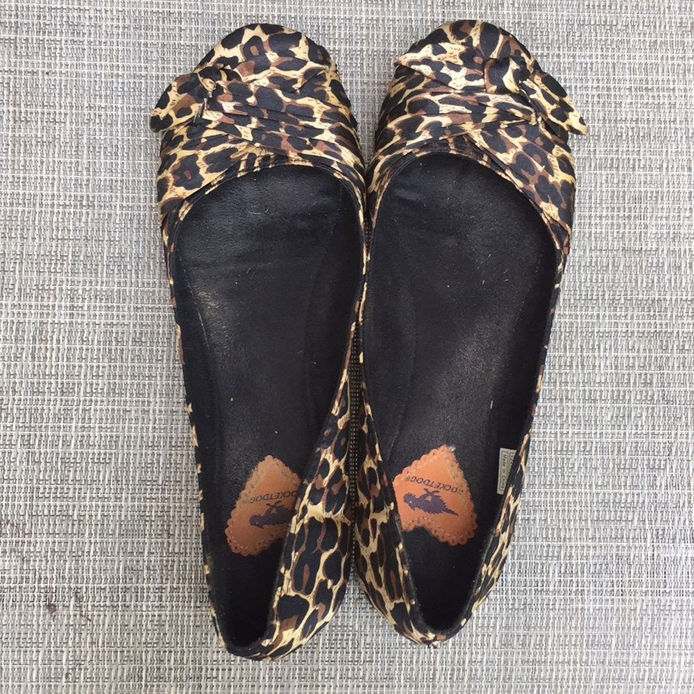 Cheetah print flats